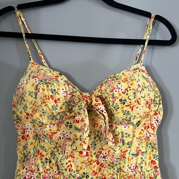 AUW Floral Yellow Maxi Dress - Picture 5 of 8